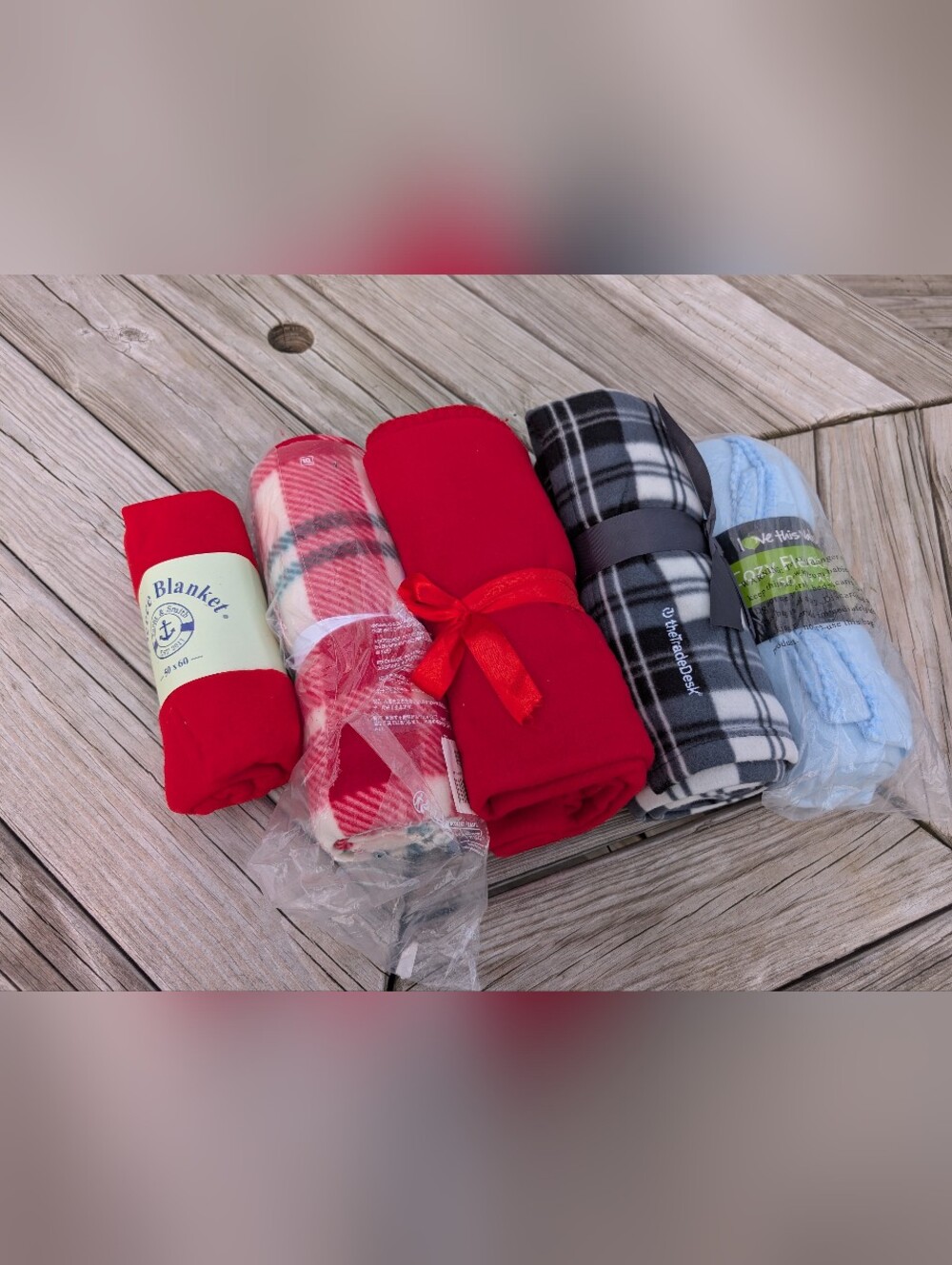 5 Pack Blankets 50*60" New In Package